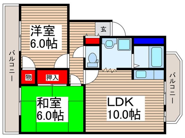 ガーデンハイツシグマ１の物件間取画像